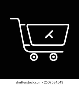 Luz vacía minimalista de Carrito de compras FINO
