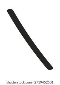 Diseño de línea de Vertical inclinada delgada