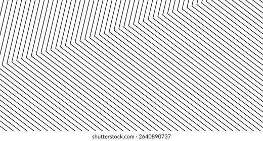 Thin slash line seamless pattern. Repeated fine diagonal lines background. Black and white linear wallpaper. Abstract tilted slanted stripes backdrop. vector eps10