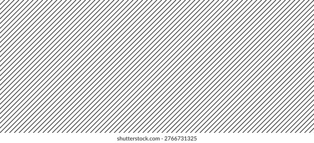 Thin slash lines seamless pattern. Repeating subtle diagonal lines background. Fine tilt pinstripe linear wallpaper. Abstract slanted stripes backdrop. Repeated oblique strip texture overlay. Vector - Powered by Shutterstock - Get 15% off with code: PIKWIZARD15