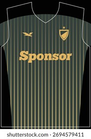 Faixa Fina Futebol Jersey Padrão