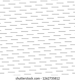 Thin strokes pattern. Broken lines ornament. Dashes motif. Hatches background. Linear backdrop. Grid wallpaper. Digital paper, web design, textile print, abstract. Seamless surface