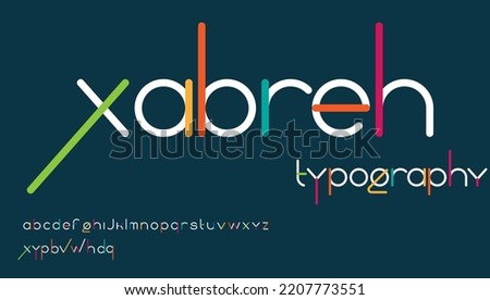 thin typography small alphabet letter logo design Stock fotó © 