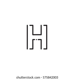Thin vector font. Futuristic outline letter. High quality line single sign. Elegant black symbol on white background. Latin minimal alphabet letters