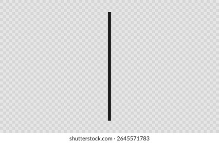 thin vertical black line on transparent background