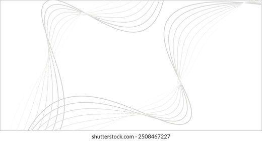 Thin wavy line abstract background. Wavy line horizontal divider outline minimalist background