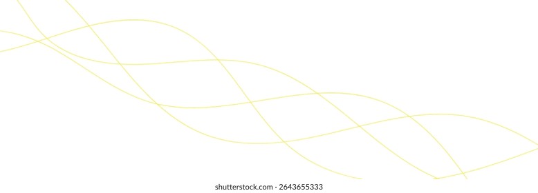 Thin wavy line abstract background. Wavy line horizontal divider outline minimalist background. Abstract black lines wave curve motion on white background. Vector Illustration. EPS 10 . 