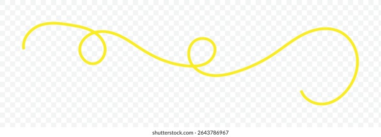 Thin wavy line abstract background. Wavy line horizontal divider outline minimalist background. Abstract black lines wave curve motion on white background. Vector Illustration. EPS 10 .