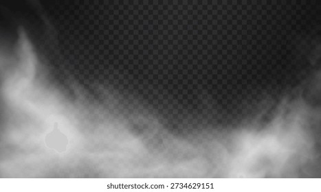 La fina niebla blanca