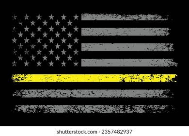 Thin Yellow Line Flag Design