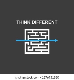 Thing different illustration. Vector flat design