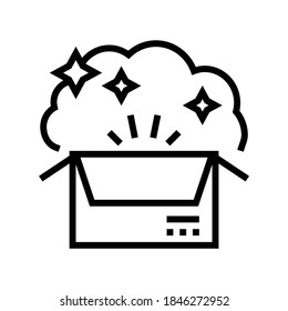 things nostalgia line icon vector. things nostalgia sign. isolated contour symbol black illustration