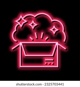 things nostalgia neon light sign vector. things nostalgia sign. isolated symbol illustration