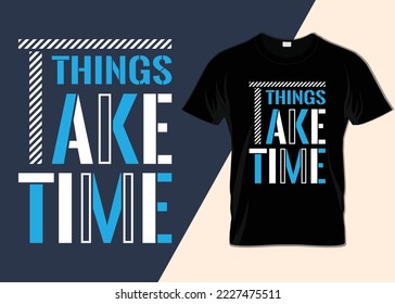 Things take time minimalist design