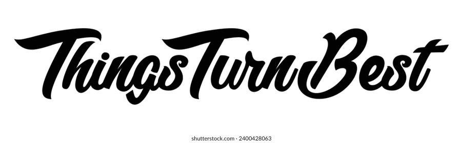 things turn best text on white background.