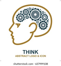 Think abstract logo and icon.
Flat design element.