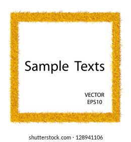 think box,idea box,grass symbol,text box,vector