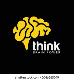 Logo creativo de Think Brain Power 