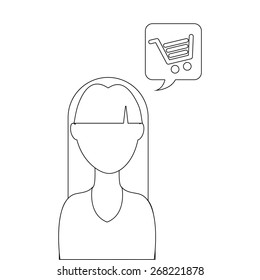 think bubble design, vector illustration eps10 graphic 
