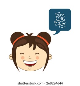think bubble design, vector illustration eps10 graphic 