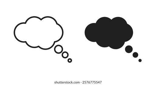 Think bubble icons pack for ui designs