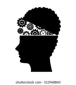 think concept design, vector illustration eps10 graphic 