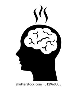 think concept design, vector illustration eps10 graphic 