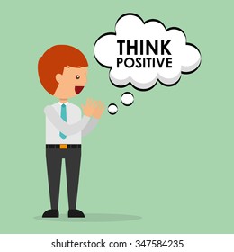 think concept design, vector illustration eps10 graphic 