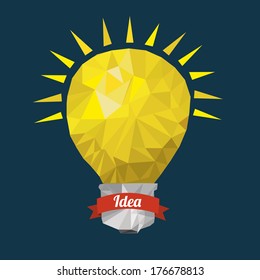 think design over blue background vector illustration