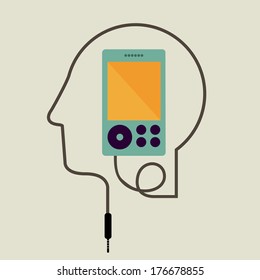 think design over gray background vector illustration