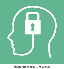 think design over green background vector illustration