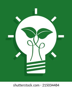 think design over green background vector illustration