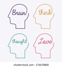 think design over white background vector illustration