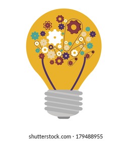 think design over white background vector illustration