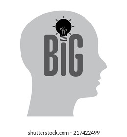 think design over white background vector illustration