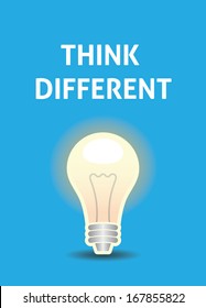 Think Different Stock Vector (Royalty Free) 167855822 | Shutterstock