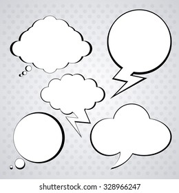Think different concept with bubble  icons design, vector illustration 10 eps graphic.
