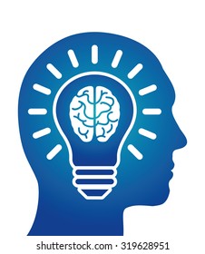 Think different concept with positive icons design, vector illustration 10 eps graphic.