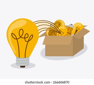 Think different design over white background, vector illustration