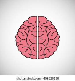 Think different design over white background