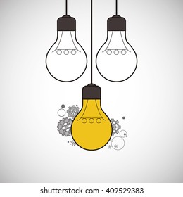 Think different design over white background