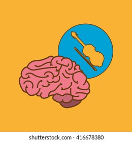 Think different design over white background