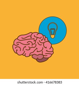 Think different design over white background