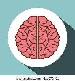 Think different design over white background