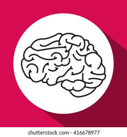 Think different design over white background