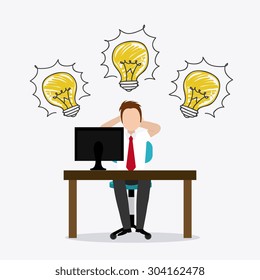 Think different design, vector illustration eps 10.
