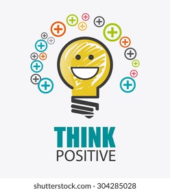 Think different design, vector illustration eps 10.