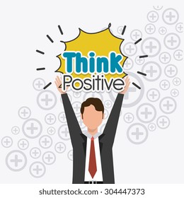 Think different design, vector illustration eps 10.