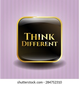 Pensar distintivo de oro diferente