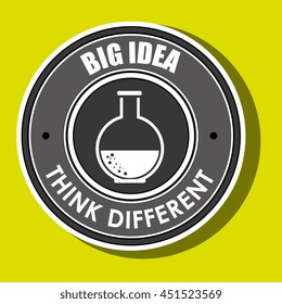 think different isolated icon design, vector illustration  graphic 